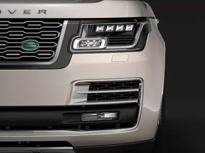 Range Rover SVAutobiography LWB L405 2018 3D model