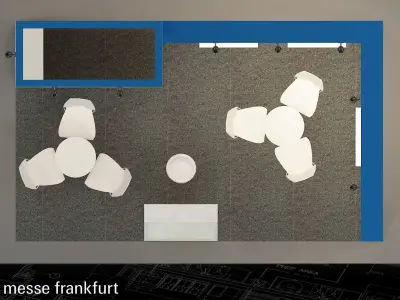 exhibit exhibition stand design for messe frankfurt Free 3D model