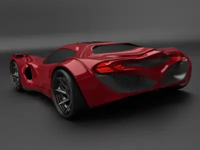 Redstone concept vehicle 3D model