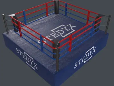 boxing ring 3D model order
