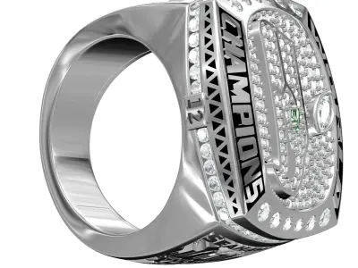 Seahawks Super Bowl Championship Ring 3D print model