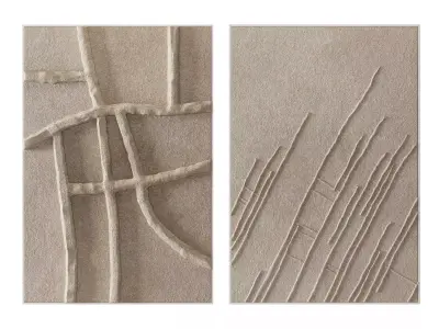 Wall Decor Set 01 3D Model Collection