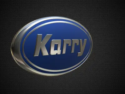 karry logo 3D model