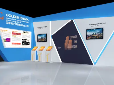 exhibition Low-poly 3D model 2