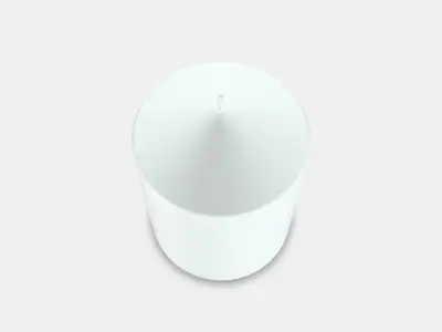 LATTNAD Unscented block candle Low-poly 3D model