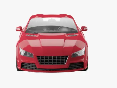 Generic car unique Coupe 3D model