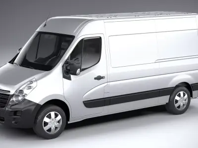 Opel Movano L2H2 2018 3D model