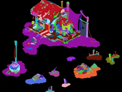 Game Kunlun Snow Mountain - House 95 3D model