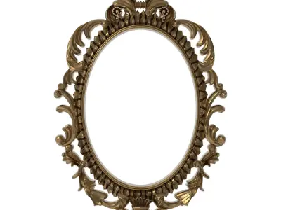 Carved Picture Frame 3D model get