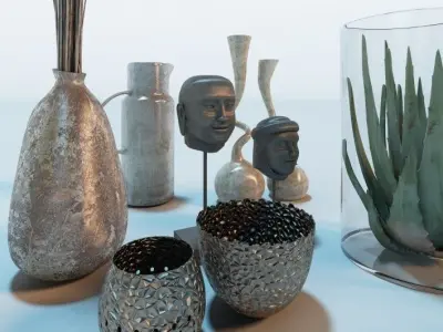 Interior Accessories vol 1 3D model