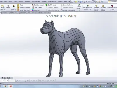 Dog For IVO ALBERTI Free 3D model