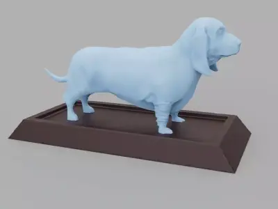 Basset Hound  3D print model