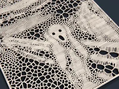 Scream STL 3D print model