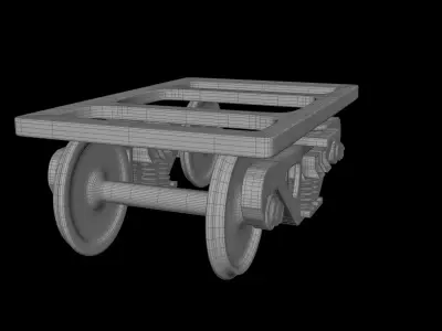 TRAIN BOGIE 3D model