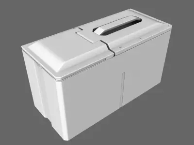 Sci-Fi Ammo Case Free 3D model