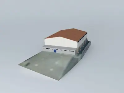 ATHLETIC CENTER - K. ADAMOPOULOS Free 3D model