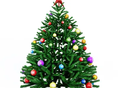 Christmas Tree green 2016 3D model