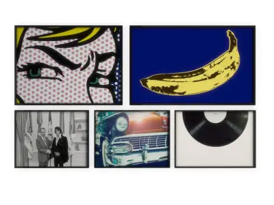 Pop Art Wall Decoration 2 3D model