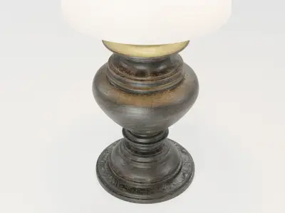 Wooden Lampshade 3D model