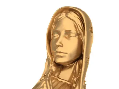 Anillo Virgen de Guadalupe Virgin of Guadalupe Ring 3D print model