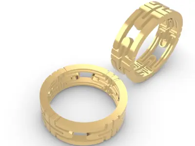 0274 Bvlgari Ring 3D print model