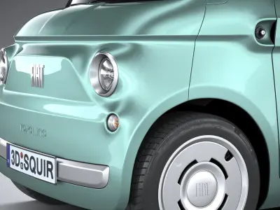 Fiat Topolino 2024 3D model