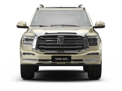 2025 GWM Tank 500 HEV with Interior  3D model