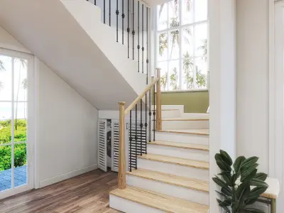 Summer interior style 3D model