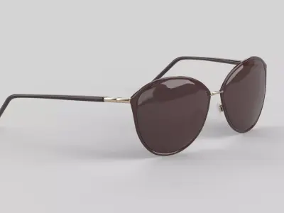 Macie Eyewear Glasses Low-poly 3D model