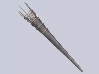 Torch Low-poly 3D model