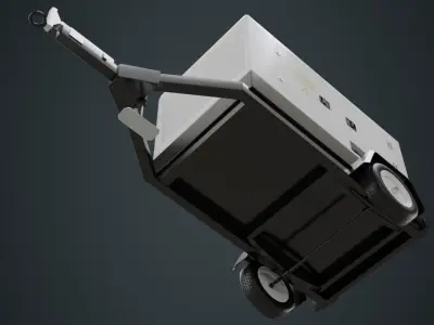 Generator 1A Low-poly 3D model
