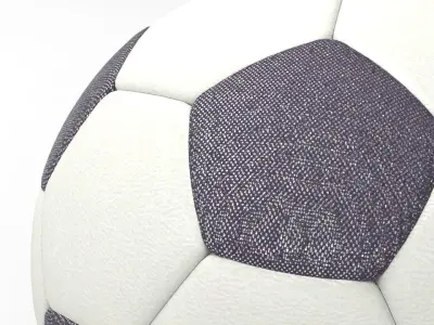 Football Ball Low-poly 3D model