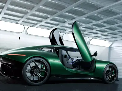 Futuristic Concept Sports Car 3D model