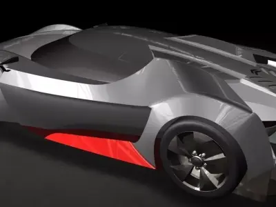 Citroen Sports Car 3D model