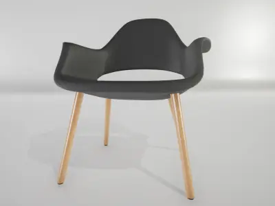 Eero S Organic Chair UE4 Low-poly 3D model