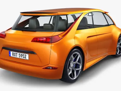 Generic Electric Concept Car 3D model