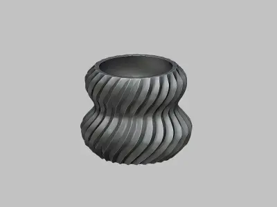 vase pot planter 3d print c09  3D print model