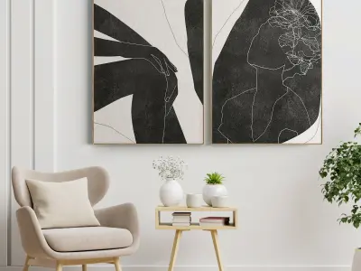 Photo Frame 165 Low-poly 3D model