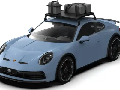 Porsche 911 Dakar 2023 3D model