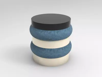 Cova Side Table Low-poly 3D model
