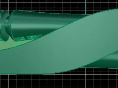 bamboo bangle 3D print model