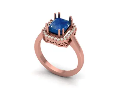 Stone Ring 3D print model order
