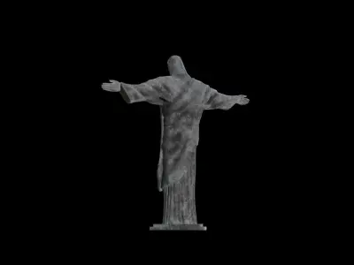 CHRIST THE REDEEMER STATUE 3D model
