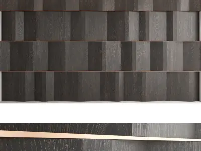 Decorative wall panels set 26 3D model