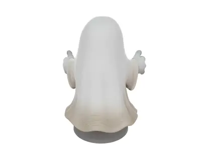 Cute Spooky Ghost Miniature Halloween Decoration Haunted House  3D print model