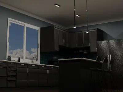 Kitchen Set 3D model
