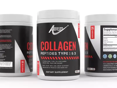 Protein Powder 3D model