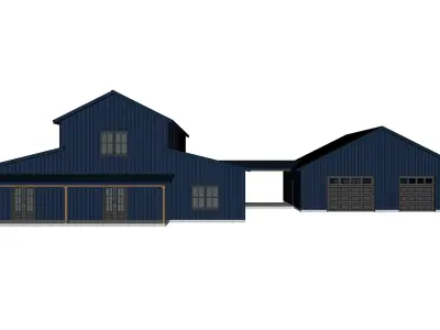 Barndominium House 83 -Archimple LLC 3D model