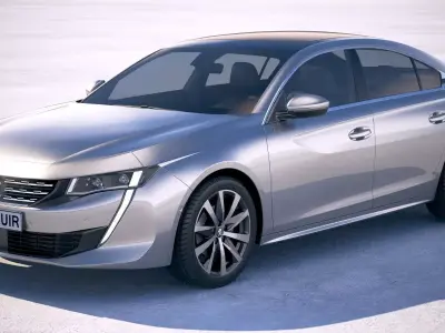 Peugeot 508 2019 3D model