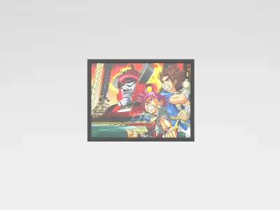 Little Fighter Online Painting v1 007 Free low-poly 3D model